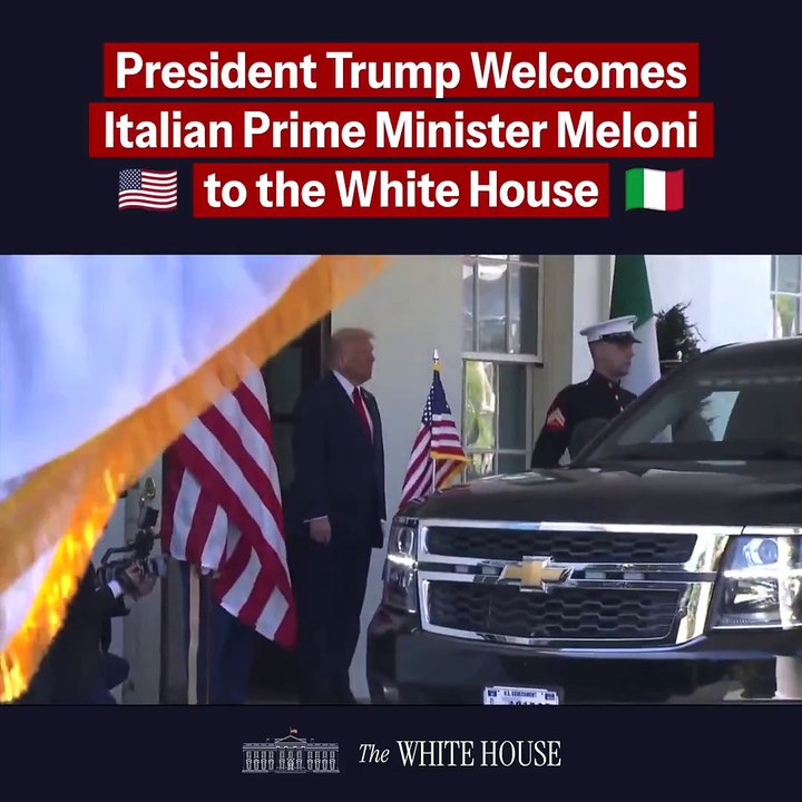 Donald Trump tuvo una gran reunión con la italiana Giorgia Meloni en la Casa Blanca