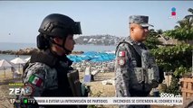 Elementos de la Guardia Nacional resguardan Acapulco esta Semana Santa