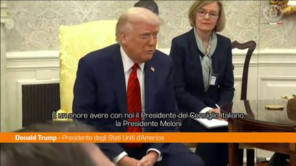 Trump "Meloni ha conquistato l'Europa, è speciale"