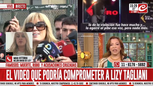 Muerte, robo y acusaciones cruzadas: habla la mejor amiga de Lizy Tagliani