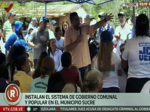 Falcón | Autoridades regionales instalan Sistema de Gobierno Comunal en el municipio Sucre