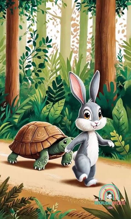 A Rabbit  A Turtle and A Friends
