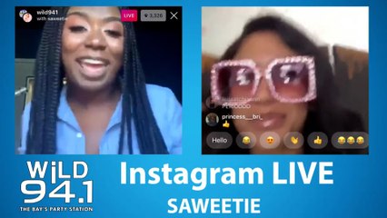 Saweetie IG Live
