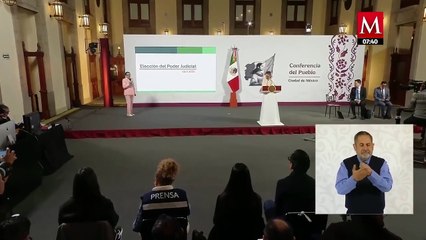 Rosa Icela explica los lineamientos para promoción de elección judicial