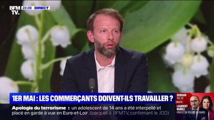 Travail le 1er mai: "Pour moi, ouvrir le 1er mai c'est une évidence quand on est fleuriste", affirme Stéphane Bellot, artisan fleuriste