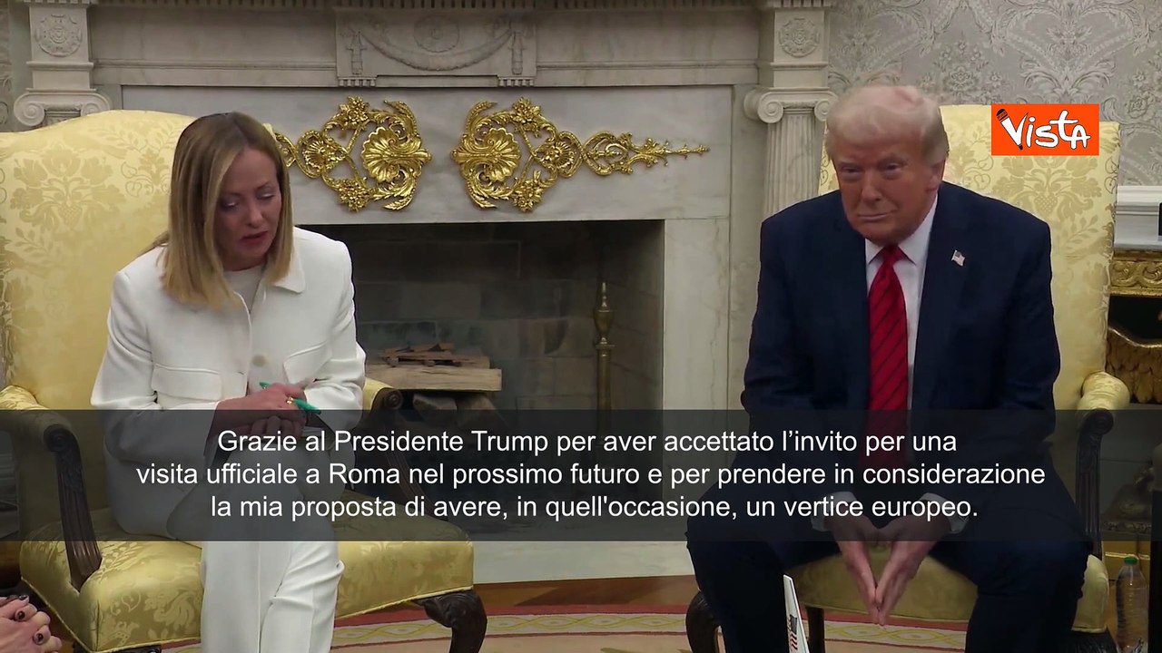 La proposta di Meloni a Trump: Make west great again, facciamo grande l'Occidente insieme