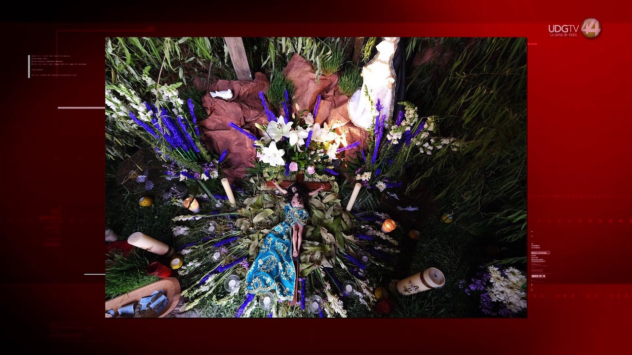 Realizan el tradicional Tendido de Cristos en San Martín de Hidalgo