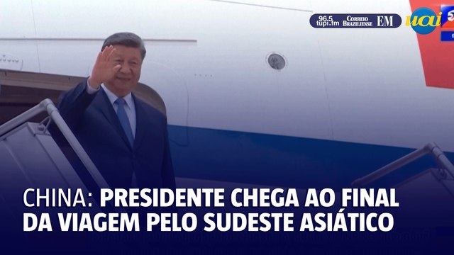 Presidente da China chega na última parte de viagem regional para driblar taxas de Trump