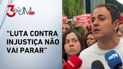 Glauber Braga se pronuncia após encerrar greve de fome e firmar acordo com Motta