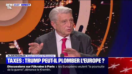 Alain Madelin, ancien ministre de l’Économie: "Si vous entravez le libre-échange au niveau mondial (...) vous allez voir la dégringolade de la richesse mondiale"