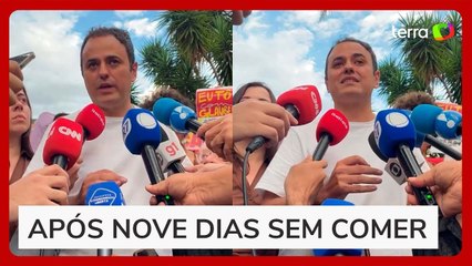 Glauber Braga anuncia fim da greve de fome após conversa com Hugo Motta