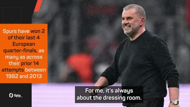 'You'll have to put up with me for a bit longer' - Postecoglou buoyant after Spurs progress