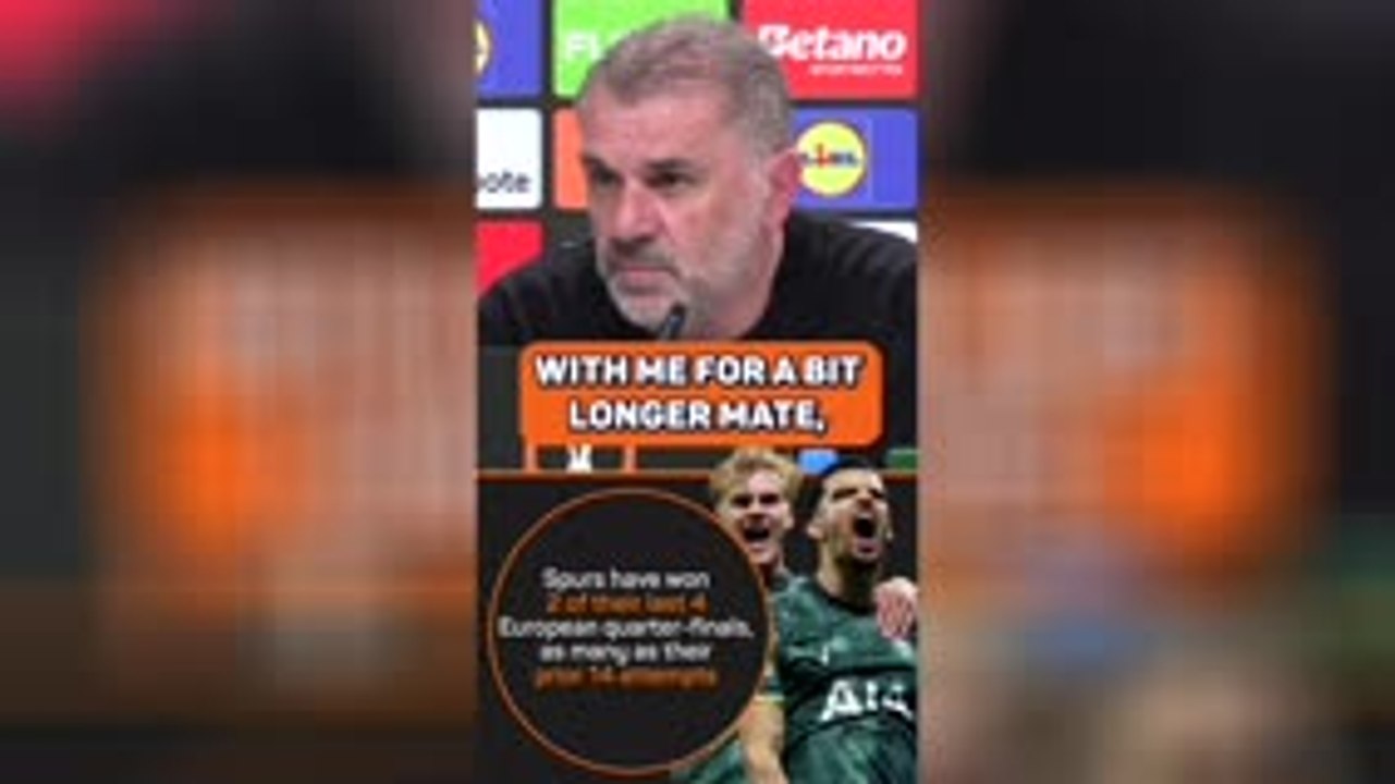 "Unfortunately you'll have me a little longer" - Ange Postecoglou