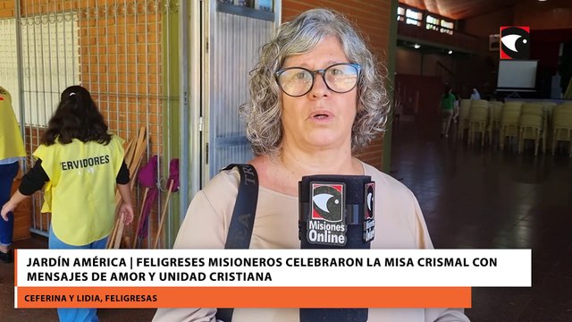 Jardín América | Feligreses misioneros celebraron la Misa Crismal con mensajes de amor y unidad cristiana