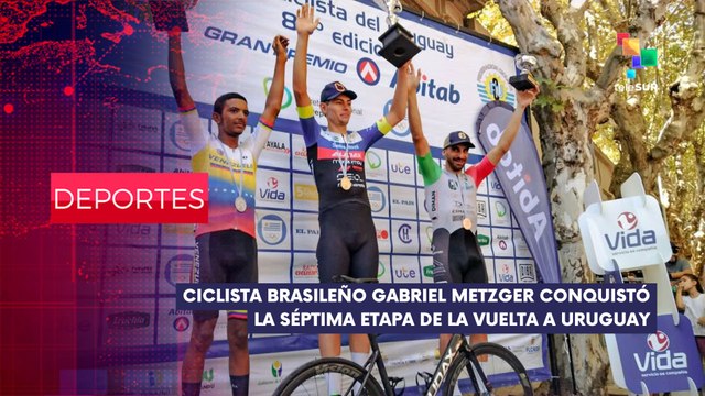 Gabriel Metzger victorioso en 7 ª etapa de Vuelta a Uruguay DEPORTES EDICIÓN CENTRAL 17-04-2025