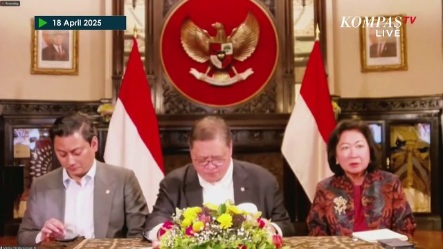 [FULL] Menko Airlangga Bicara Perkembangan Negosiasi Indonesia soal Tarif Trump