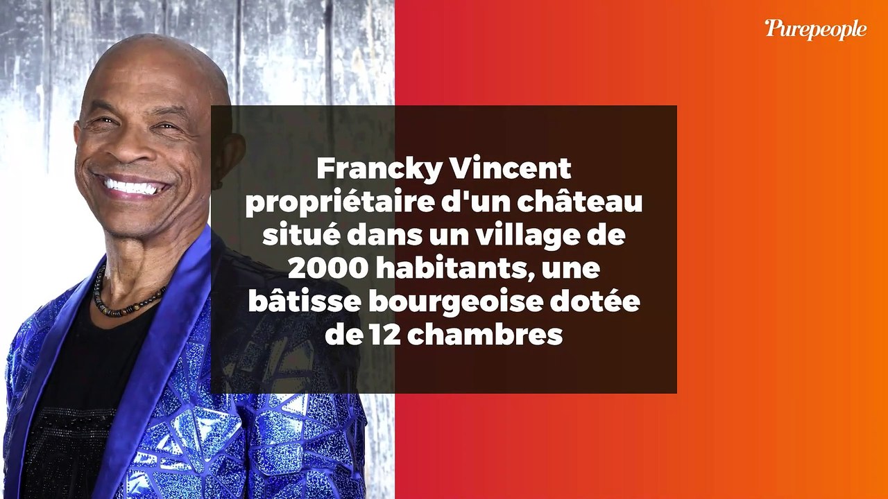 Francky Vincent propriétaire d'un château situé dans un village de 2000 habitants, une bâtisse bourgeoise dotée de 12 chambres