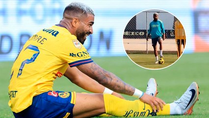 América: Rodrigo Aguirre entrenando con la sub-23 previo al duelo contra Mazatlán ¿Será considerado por Jardine?