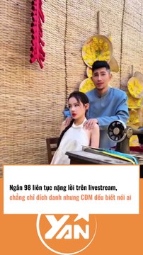 Ngân 98 liên tục nặng lời trên livestream