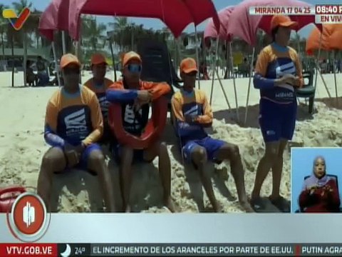 Temporadistas disfrutan de las playas de Río Chico en el asueto de Semana Santa