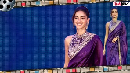 Kesari 2 Screening: Ananya Pandey का देसी अंदाज देखते रह गए लोग, साड़ी में दिखीं बेहद खूबसूरत, Video
