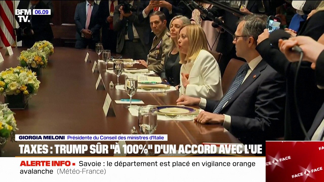 "Il y aura un accord commercial, c'est sûr": Donald Trump confiant quant à un accord sur les droits de douane avec l'Union européenne