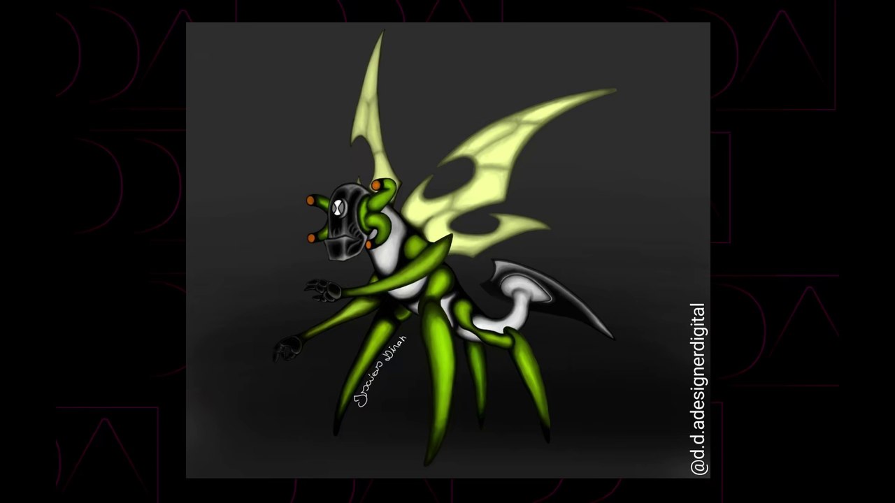 Recriando o Insectóide | Ben 10 | IbispaintX | #fanart #ben10classic #digitalart