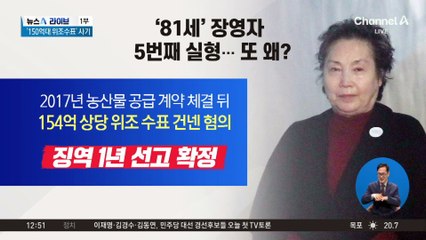 ‘81세’ 장영자, 5번째 실형…‘150억 원대 위조수표’ 사기
