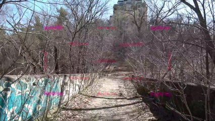 Old Bayview Bridge and where I couldn't get to by bike (gave up, too heavy a haul, or I would've been dragged down))