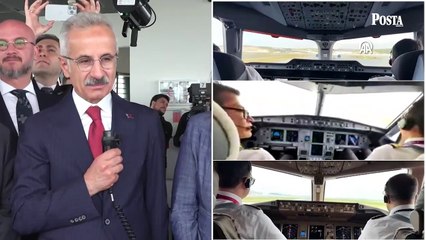 İstanbul Havalimanı’nda aynı anda 3 uçak havalandı