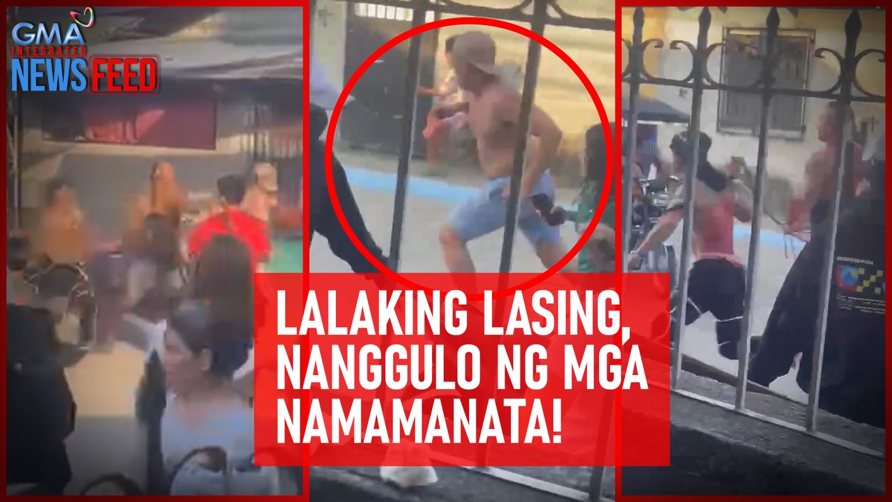 Lalaking lasing, nanggulo ng mga namamanata! | GMA Integrated Newsfeed
