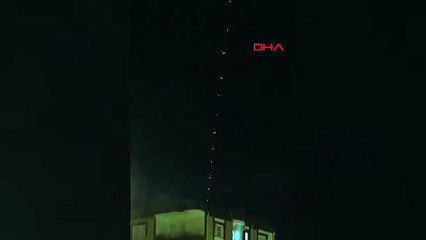 Güneşe ateş açanların memleketinin semalarında ilginç anlar