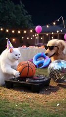 🐱🎧 DJ Cat & 🐶🕺 Disco Dog Party! 🎉