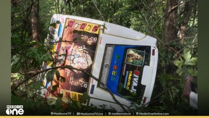 ഇടുക്കി കൊമ്പടിഞ്ഞാലിൽ വിനോദസഞ്ചാരികളുടെ മിനി ബസ് മറിഞ്ഞു; 9 പേർക്ക് പരിക്ക്