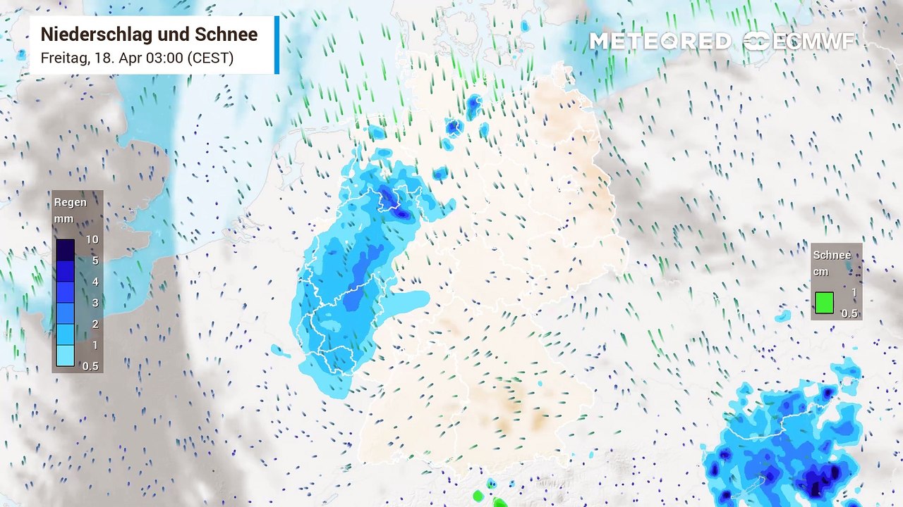 An Ostern einzelne Schauer oder Gewitter sonst meist trocken und auch Sonnenschein