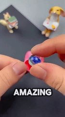 She made a bunny out of a Ballon