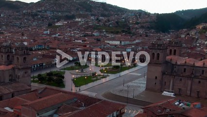 Plaza De Armas, Cusco Cathedral And Church of the Society of Jesus In Cusco, Peru
