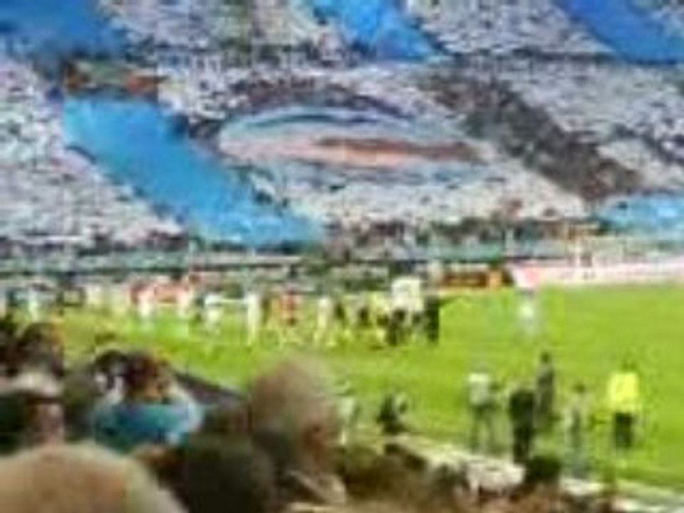 Marseille Bordeaux  "aux armes" plus tifo