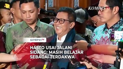 [FULL] Hasto usai Jalani Sidang Kasus Harun Masiku: Masih Belajar sebagai Terdakwa