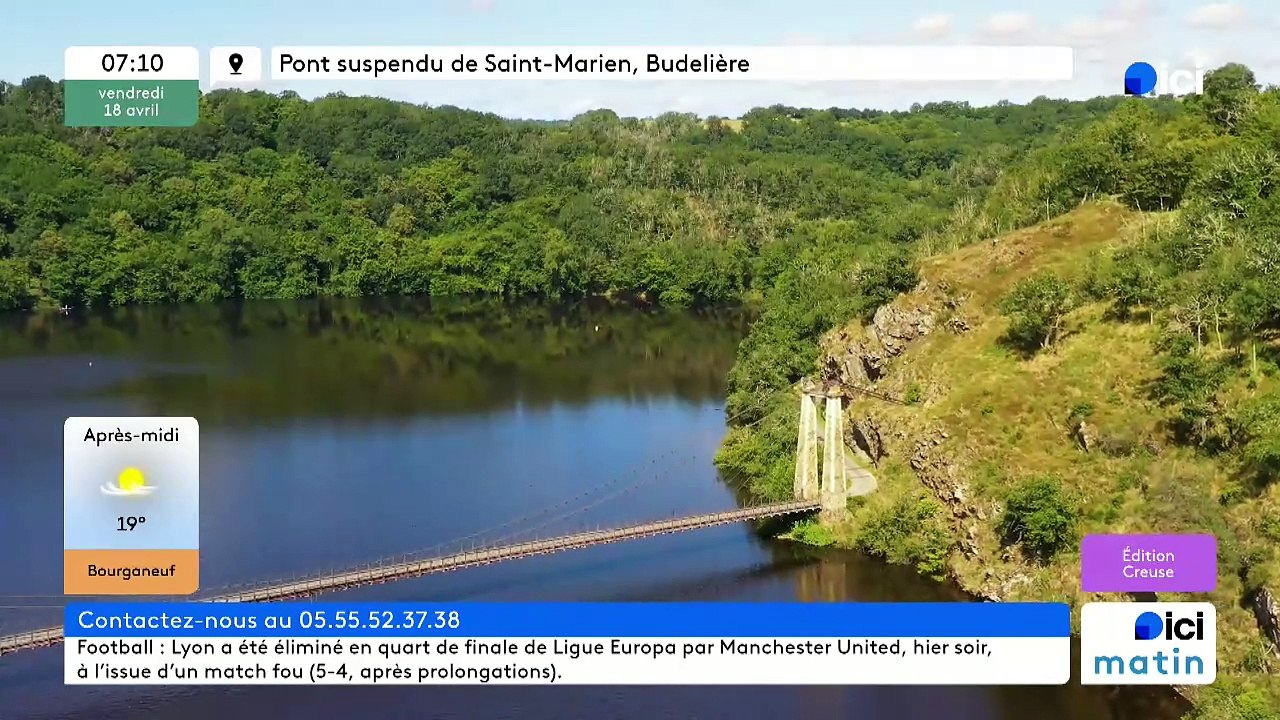 18/04/2025 - ici matin par ici Creuse en vidéo