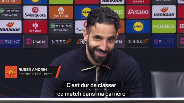 Amorim : Dans ce stade, on a toujours l'impression que tout peut arriver...
