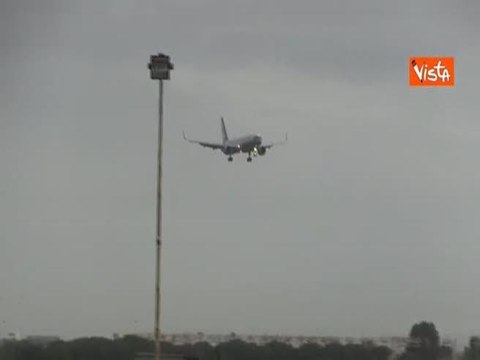 L'arrivo del vicepresidente degli Stati Uniti JD Vance all'aeroporto di Ciampino a Roma