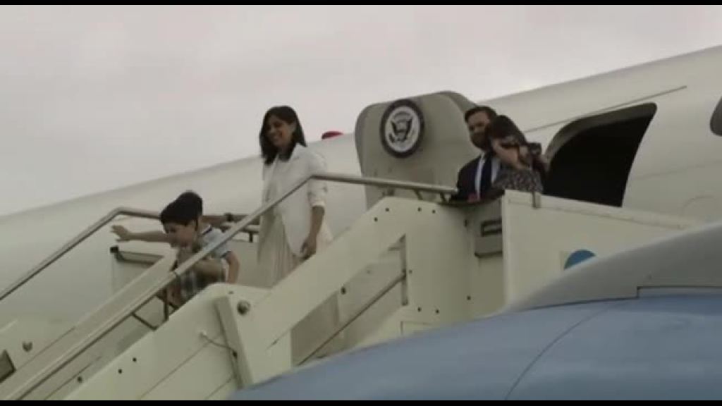 Video Il vicepresidente USA JD Vance è arrivato a Roma