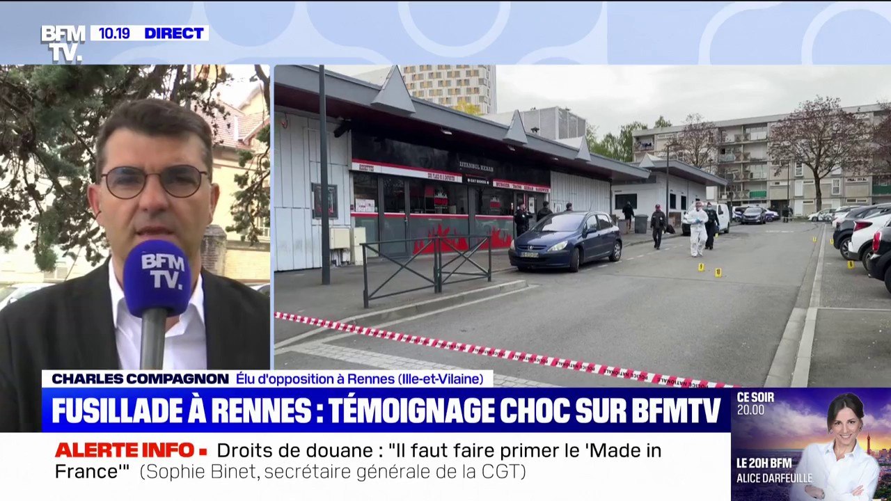 Fusillade à Rennes: "À ce moment-là c'est la sidération", témoigne un élu de l'opposition présent lors des faits