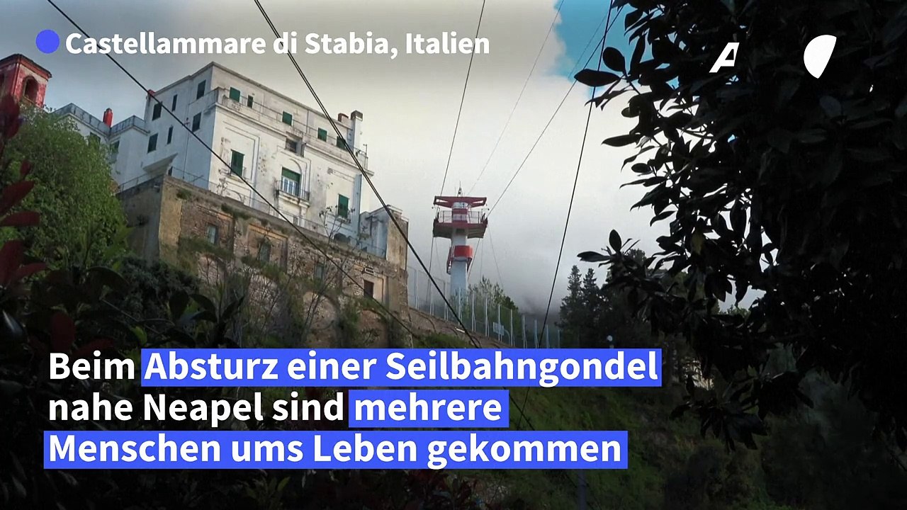 Tote bei Absturz von Seilbahngondel in Italien