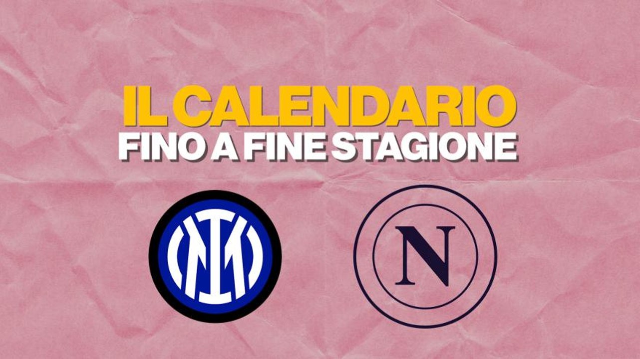 La lotta scudetto entra nel vivo: il calendario di Inter e Napoli fino a fine stagione