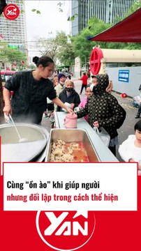 Ồn ào khi giúp người nhưng đối lập về cách ứng xử