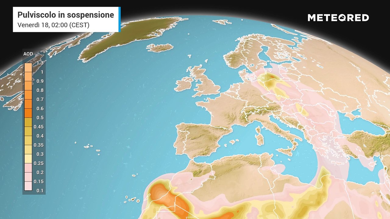 Pasqua e Pasquetta 2025, ci sarà una irruzione di polvere sahariana sull'Italia