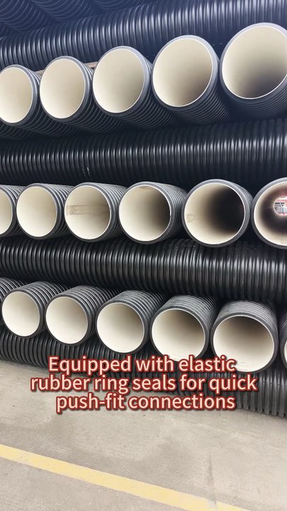 HDPE Double Wall Corrugated Pipes
