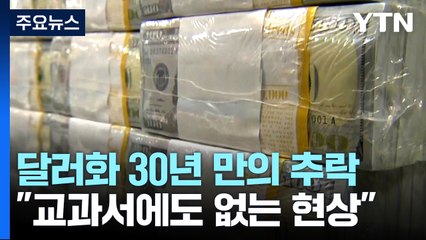 달러화 30년 만의 추락..."교과서에도 없는 현상" / YTN